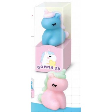 Gomma 3D Unicorno