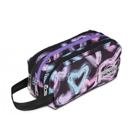 Portapenne 3 zip Seven Freethink Girl