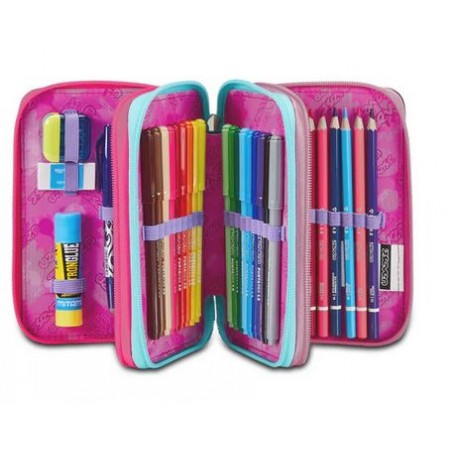 Astuccio 3 zip Seven Mark On Girl