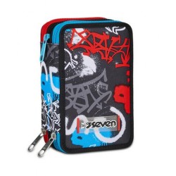 Astuccio 3 zip Seven Half Street Boy