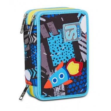 Astuccio 3 zip Seven Sj Go To Space Boy Astuccio 3 zip Seven Sj Go To Space Boy