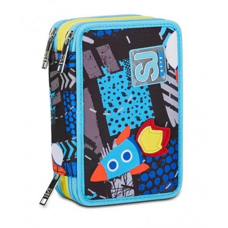 Astuccio 3 zip Seven Sj Go To Space Boy Astuccio 3 zip Seven Sj Go To Space Boy