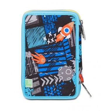 Astuccio 3 zip Seven Sj Go To Space Boy Astuccio 3 zip Seven Sj Go To Space Boy