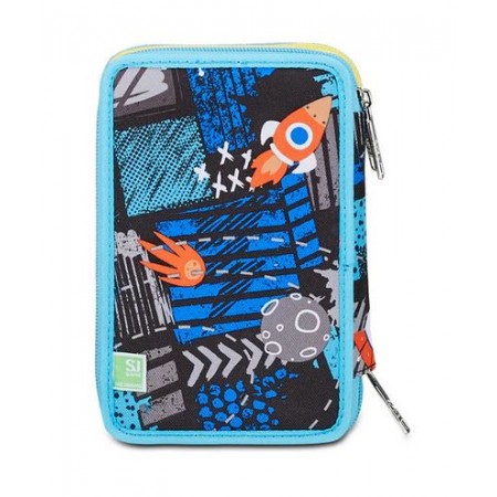Astuccio 3 zip Seven Sj Go To Space Boy Astuccio 3 zip Seven Sj Go To Space Boy