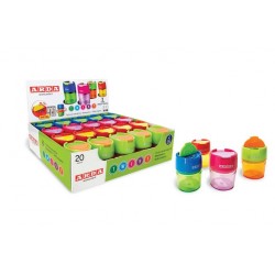 Temperamatite con contenitore e due fori Arda Twist