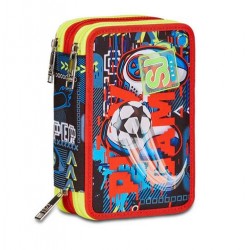 Astuccio 3 zip Seven Sj Funnygoal