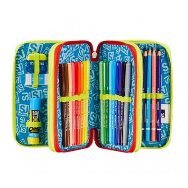 Astuccio 3 zip Seven Sj Funnygoal