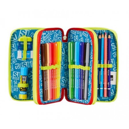 Astuccio 3 zip Seven Sj Funnygoal
