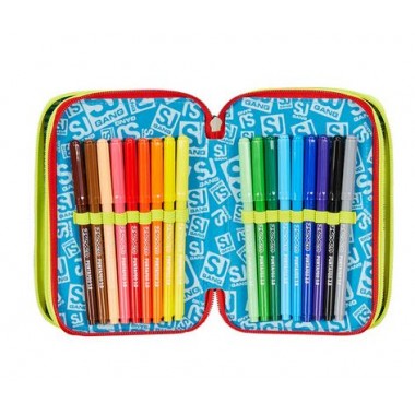 Astuccio 3 zip Seven Sj Funnygoal