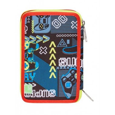 Astuccio 3 zip Seven Sj Funnygoal