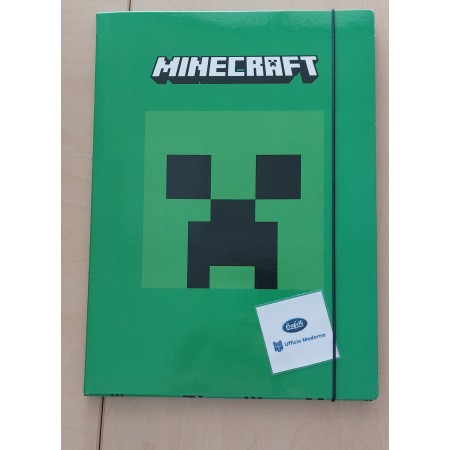 Cartellina Con Elastico Minecraft