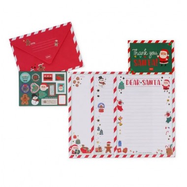 Kit per Lettera a Babbo Natale Legami Kit per Lettera a Babbo Natale Legami