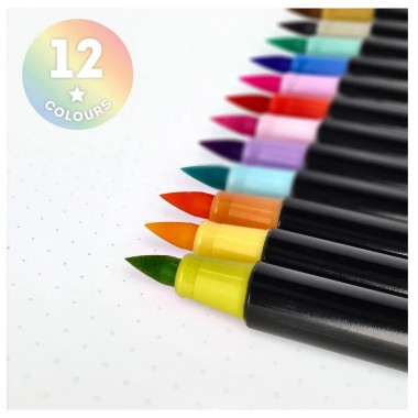 Set di 12 Pennarelli Pastel