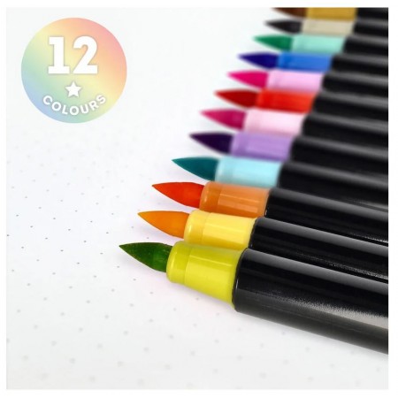 Set di 12 Pennarelli Pastel