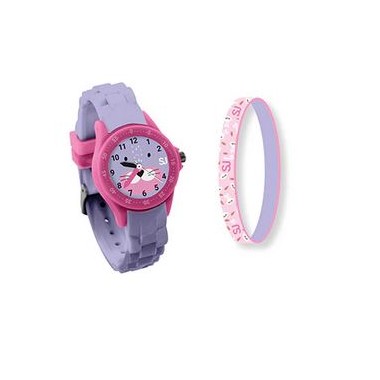 Orologio Seven Sj con braccialetto in silicone