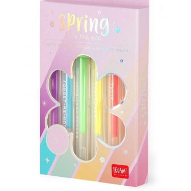 Set di 6 Penne Gel Pastello
