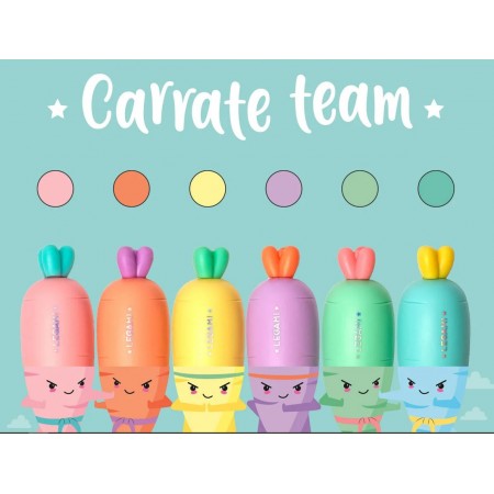 Set di 6 Mini Evidenziatori