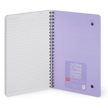 Quaderno a Righe con Spirale - Foglio A5 - Legami Quaderno a Righe con Spirale - Foglio A5 - Legami