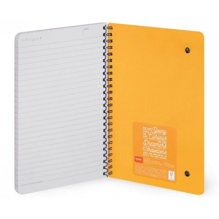 Quaderno Panda a Righe con Spirale - Foglio A5 - Legami Quaderno Panda a Righe con Spirale - Foglio A5 - Legami