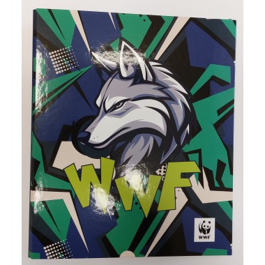 Raccoglitore 4 anelli WWF animali