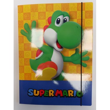 Cartellina con elastico Super Mario