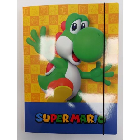 Cartellina con elastico Super Mario