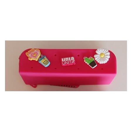 Tinta Unita bauletto con 5 Pins Click in silicone