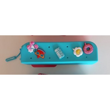 Tinta Unita bauletto con 5 Pins Click in silicone Tinta Unita bauletto con 5 Pins Click in silicone
