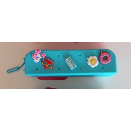 Tinta Unita bauletto con 5 Pins Click in silicone Tinta Unita bauletto con 5 Pins Click in silicone