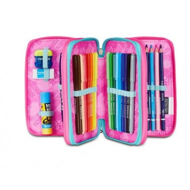 Astuccio 3 zip Seven Glow Love Astuccio 3 zip Seven Glow Love