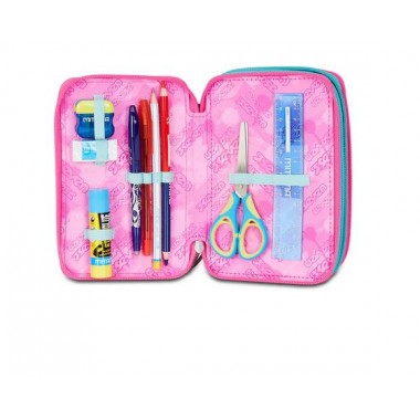 Astuccio 3 zip Seven Glow Love Astuccio 3 zip Seven Glow Love