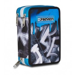 Astuccio 3 zip Seven Quick Graffiti Boy