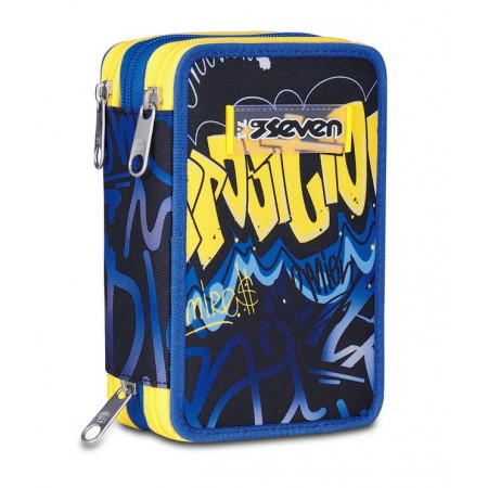 Astuccio 3 zip Seven Hidden Spot Boy Astuccio 3 zip Seven Hidden Spot Boy