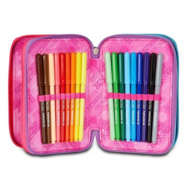 Astuccio 3 zip Seven Sprint Paint Girl Astuccio 3 zip Seven Sprint Paint Girl