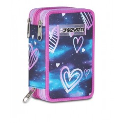 Astuccio 3 zip Seven Gloomy Heart