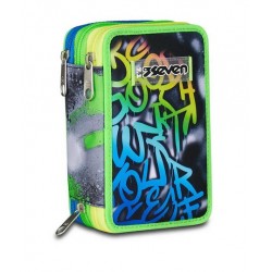Astuccio 3 zip Seven Sprint Paint Boy