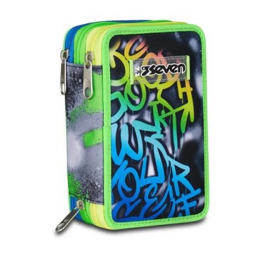 Astuccio 3 zip Seven Sprint Paint Boy Astuccio 3 zip Seven Sprint Paint Boy