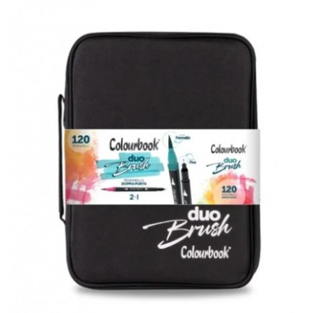 Colourbook Duo Brush - 120 Pennarelli Professionali