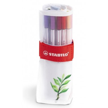 Rollerset Stabilo Pen 68 Brush 18 pennarelli