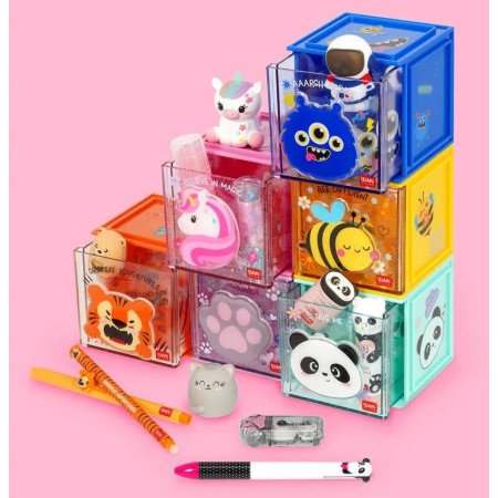 Box Componibile da Scrivania Bee - Cutie Cube - Legami Box Componibile da Scrivania Bee - Cutie Cube - Legami