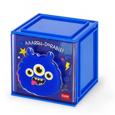 Box Componibile da Scrivania Monster - Cutie Cube - Legami Box Componibile da Scrivania Monster - Cutie Cube - Legami