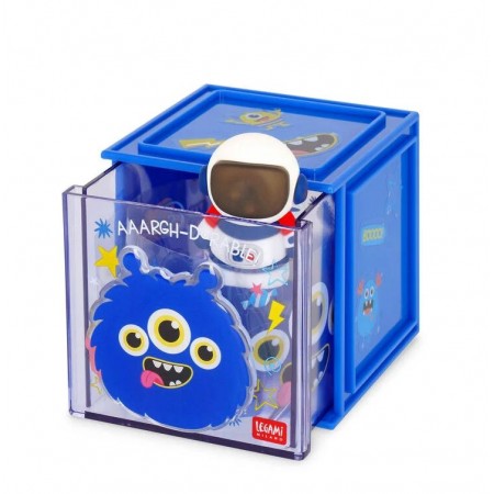 Box Componibile da Scrivania Monster - Cutie Cube - Legami Box Componibile da Scrivania Monster - Cutie Cube - Legami