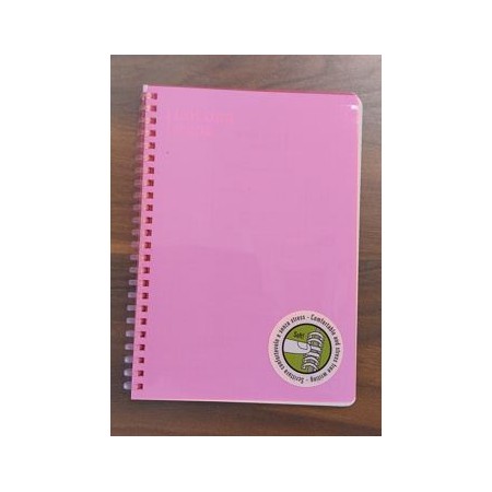Blocco A4 spiralato con copertina in ppl quadretti
