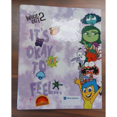 Cartellina ad anelli Inside Out 2 seven