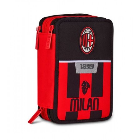 Astuccio 3 zip Milan Seven