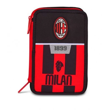 Astuccio 3 zip Milan Seven