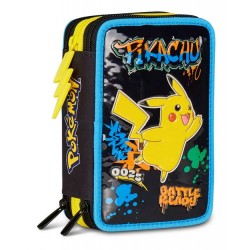 Astuccio 3 zip Pokèmon Seven