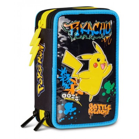 Astuccio 3 zip Pokèmon Seven