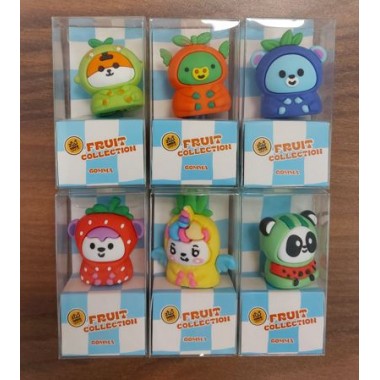 Gomma Fruit Collection Tinta Unita Zoo