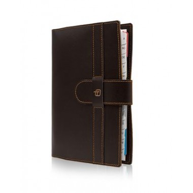 Organiser Medium 9,5x17 Belt Pelle Marrone InTempo